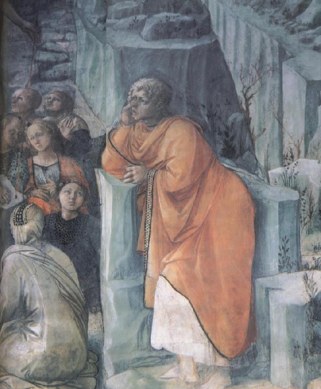 Fra Filippo Lippi Details of The Mission of St John the Bapitst oil painting picture